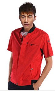 紅色時尚工作服